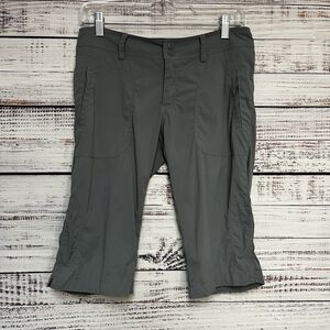 Patagonia Shorts Women’s 4 Gray Solimar Outdoor Lightweight Roll Up Cargo Nylon